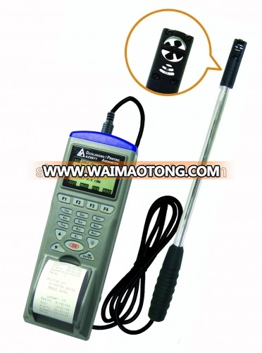 Mini Vane Air Flow Datalogger with Printer Air Speed/Volumb/Wet Bulb Datalogger AZ98792